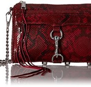 REBECCA MINKOFF mini MAC 女款真皮斜挎包