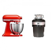 KitchenAid 凯膳怡 4QT 3.3L MINI 厨师机 + ISE 爱适易 m50+ 垃圾处理器