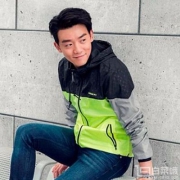 郑凯同款，adidas NEO 阿迪达斯运动生活 FRANCHISE 男士运动夹克