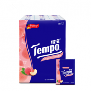Tempo/得宝 手帕纸 迷你4层*36包（甜心桃味）