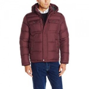 Tommy Hilfiger Nylon Two Pocket Hooded Puffer 男款防寒服