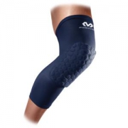 McDavid Sports Medicine 6446 Hex Leg Sleeve, X-Large, Navy - One pair