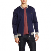 LYLE & SCOTT  苏格兰金鹰 Contrast Rib 男士纯棉拼色休闲夹克