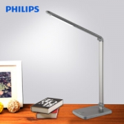 飞利浦 (PHILIPS) LED台灯 工作学习卧室床头灯 四档触摸调光深灰色 晶胜