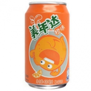 美年达 橙味碳酸饮料330ml*6听+维他柠檬茶125ml*4盒