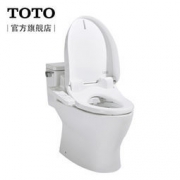 TOTO CES6631A 连体式智能马桶盖板+防堵马桶组合 305坑距
