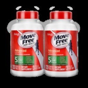 美国原产：维骨力 Move Free 氨基葡萄糖软骨素 红盒 170粒*2瓶 关节疼首选