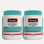 Swisse 1500mg 野生深海鱼油胶囊 400粒*2瓶