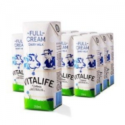 澳洲原装进口 Vitalife 全脂纯牛奶 250ml*12盒
