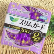 花王卫生巾瞬吸轻薄零触感夜用护翼30cm15片