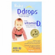 Ddrops Baby Vitamin D3 婴儿维生素D3滴剂 （400 IU，90天量）
