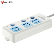 BULL 公牛 GN-307A 3位分控插座 全长1.8米