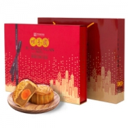 咀香园 璀璨金秋 广式月饼礼盒 620g （共8个）