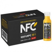 农夫山泉 100%NFC橙汁 300ml*24瓶 *2件