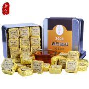老仓 普洱茶熟茶小金砖 小沱茶240克 40粒