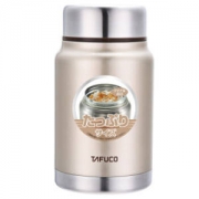 泰福高（TAFUCO）焖烧壶 不锈钢真空保温粥桶 赠布套 T-2011香槟色750ML 约合60元+凑单品