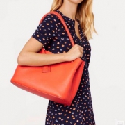 17年新款，Tory Burch 托里·伯奇 TAYLOR TRIPLE-COMPARTMENT 真皮托特包 $276.75（$369 额外75折）