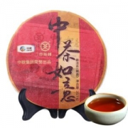 中粮 中茶牌 普洱茶熟茶 中茶如意饼357g *2件