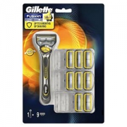 中亚Prime会员： Gillette 吉列 锋隐致护 手动剃须刀 1刀架9刀头 *2件 *2件
