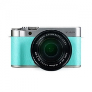 富士（FUJIFILM）X-A10 (XC 16-50II) 微单电套机 XA10 薄荷绿 小巧轻便 时尚复古