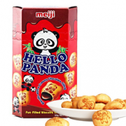 meiji 明治 熊猫巧克力夹心饼干 50g   折4.95元（9.9,3件5折）
