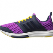 Adidas 阿迪达斯 Stellasport Yvori 女士轻量综合训练鞋 黑紫黄配色