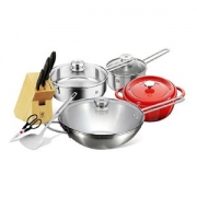 ZWILLING 双立人 TWIN Nova III 锅具10件套+ZWILLING 双立人 葡萄酒杯 6件套