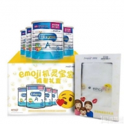 Mead Johnson 美赞臣  荷兰版 安儿宝A+ 3段 幼儿配方奶粉 850g*4罐装 送Emoji儿童纱布浴巾礼盒