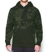 限M码！UNDER ARMOUR 安德玛 Rival Fleece Printed 男子带帽卫衣