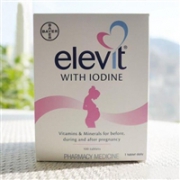 澳洲Elevit 爱乐维叶酸片 备孕/孕妇孕期营养维生素 100片