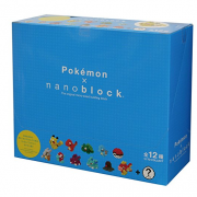 KAWADA Pokemon x nanoblock 口袋妖怪积木 全套12件