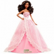 美非混血，Barbie 芭比娃娃 2015生日心愿版 Prime会员凑单免费直邮含税