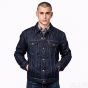 L码，Levi's 李维斯 牛仔羽绒夹克