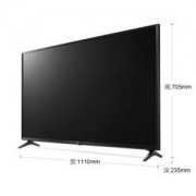 LG 49LG63CJ-CA 49英寸 超高清4K IPS硬屏主动式HDR 智能超薄平板液晶电视机（黑色）