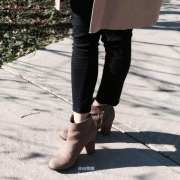 Cole Haan 可汗 Davenport 女士真皮短靴 新低$80.99
