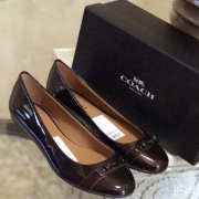 COACH Oswald 蔻驰 女士真皮平底鞋 3色 $49.99