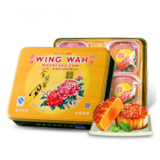 元朗荣华 广式月饼 蛋黄金翡翠月饼 500g