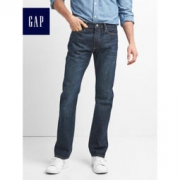 Gap 全棉水洗修身款猫须牛仔裤长裤 534318 Y*2件