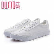 商场同款# 大东 秋新款韩版系带小白鞋