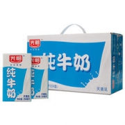 光明 利乐砖 纯牛奶 250ml*24盒