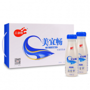 三剑客 美宜畅乳酸菌牛奶饮品 原味 310g*10 整箱装