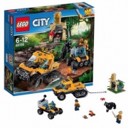 7月新品，Lego 乐高 城市系列 60159 丛林半履带车任务