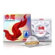 赤尾 避孕套安全套计生用品 天然乳胶套 1片装