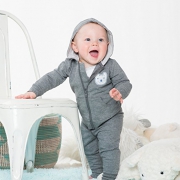 Lamaze  婴幼儿纯棉三件套 灰色