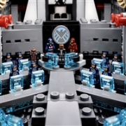 空中巨无霸：LEGO乐高76042 神盾局空中母舰