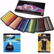 美国Sanford旗下，Prismacolor 霹雳马 Premier软芯彩色铅笔150色+专用橡皮+卷笔刀套装 Prime会员免费直邮含税