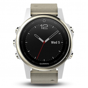 佳明（GARMIN） Fenix5S 中文蓝宝石版 运动腕表， 支持WiFi、北斗