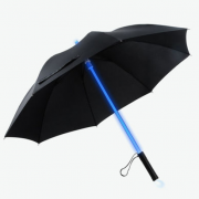 夜雨中的绝对焦点#Realbrella 手动晴雨两用创意光剑伞