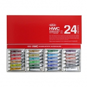 Holbein 荷尔拜因 HWC艺术家透明水彩颜料 24色
