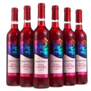 GreatWall 长城 玫瑰红甜型葡萄酒 750ml*6瓶